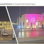 Starbucks cafe & Sign Burger Restaurant